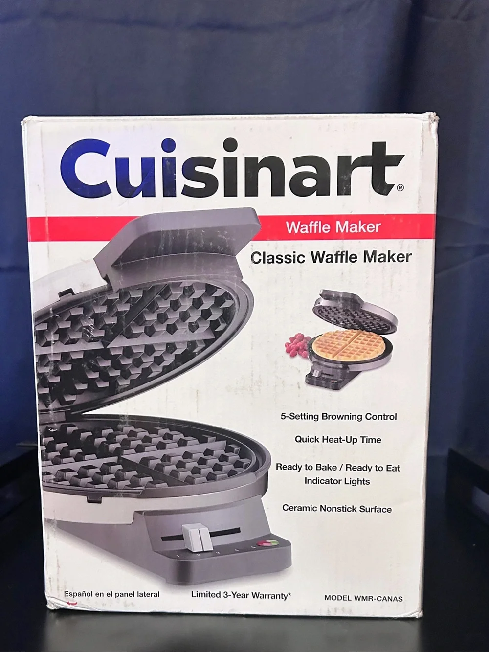 Cuisinart Classic Waffle Maker - Black/Silver